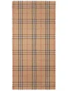 BURBERRY VINTAGE CHECK WOOL AND SILK BLEND SCARF IN BEIGE
