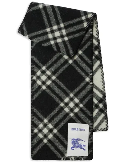 BURBERRY VINTAGE CHECK WOOL SCARF