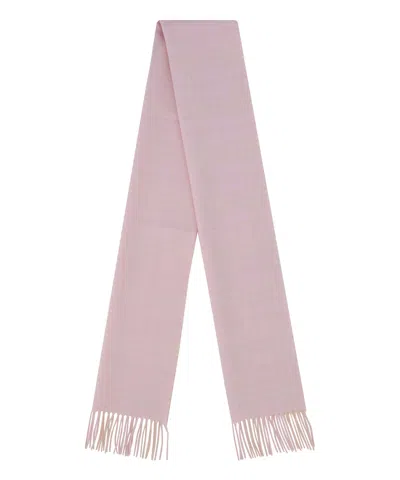 Burberry Vintage Check Wool Scarf In Pink