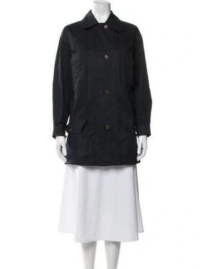 Pre-owned Burberry Vintage Denim Jacket In Black