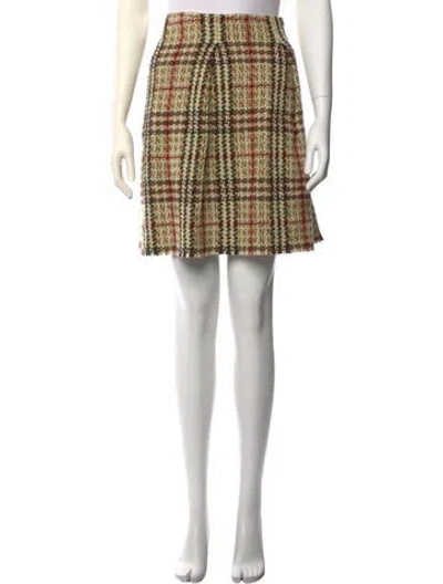 Pre-owned Burberry Vintage Knee-length Skirt In Neutral