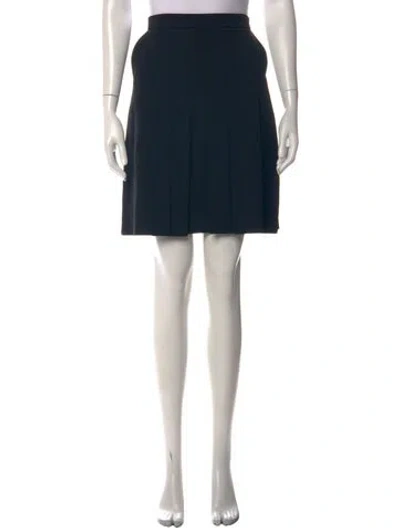 Pre-owned Burberry Vintage Mini Skirt In Black