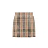 Burberry Vintage Pattern Mini Skirt