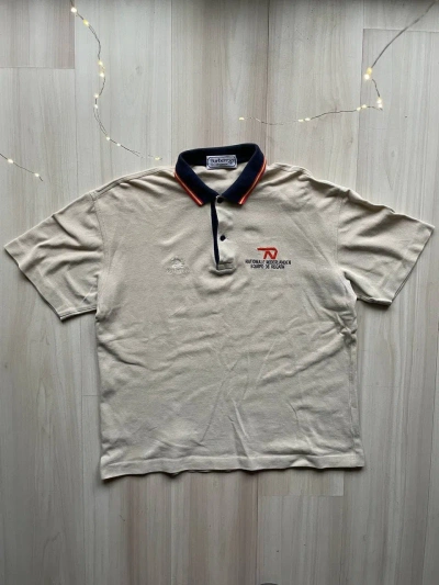 Pre-owned Burberry Vintage Polo In Beige