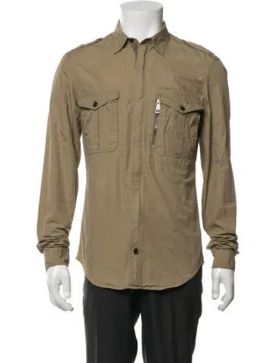 Pre-owned Burberry Vintage Utility Jacket In Green