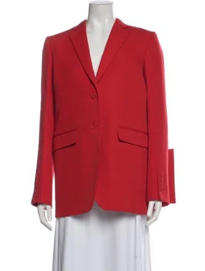 Pre-owned Burberry Virgin Wool Blazer In Multi