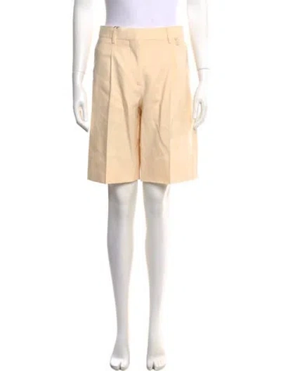 Pre-owned Burberry Virgin Wool Knee-length Shorts In Neutral