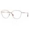 Burberry Virginia Demo Cat Eye Ladies Eyeglasses Be1376 1343 53