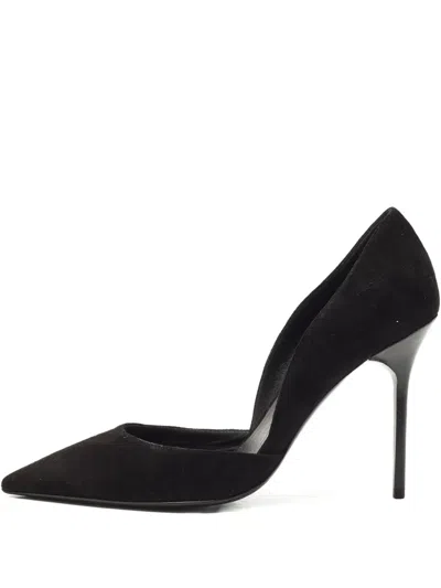 Pre-owned Burberry Virna Pointed Pumps In Black