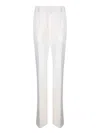 Burberry Viscose Blend Pants In White