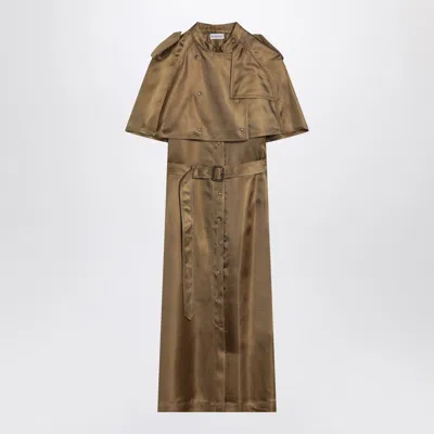 BURBERRY VISCOSE TWILL TRENCH DRESS