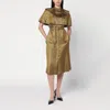 Burberry Midikleid Im Trenchcoat-stil In Green