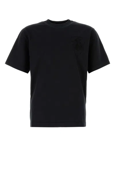 BURBERRY BURBERRY BLACK COTTON T-SHIRT