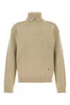 Burberry Beige Wool Blend Sweater In Linden