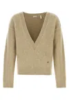 Burberry Women's Cappuccino Wool Blend Sweater