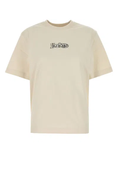 BURBERRY BURBERRY SAND COTTON T-SHIRT