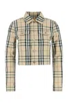 Burberry Cropped Checkered Jacket For