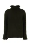 Burberry Fringe Sweater With T In Glen
