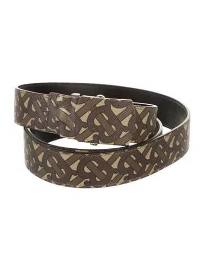 Pre-owned Burberry Waist Belt In Brown