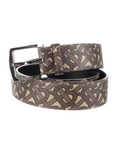 Pre-owned Burberry Waist Belt In Brown