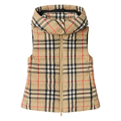 Burberry Kids' Waistcoat In Brown