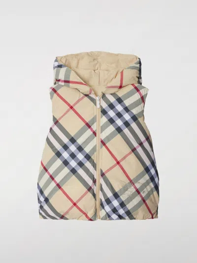 BURBERRY WAISTCOAT BURBERRY KIDS COLOR BEIGE,F87223022