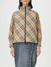 Burberry Beige Printed Reversable Jacket In Sand