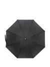 Burberry Walking Check-lined Umbrella In Black