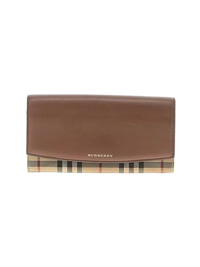 Pre-owned Burberry Wallet In Brown