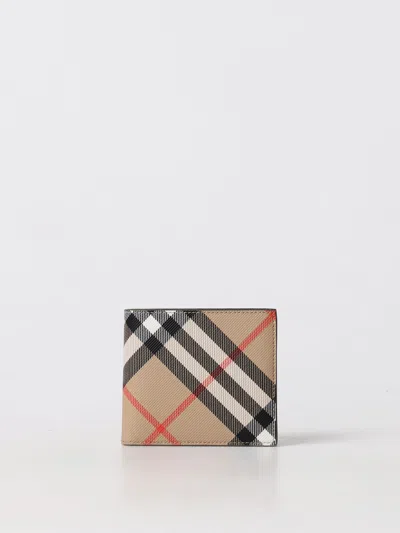 Burberry Wallet  Men Color Beige In 米色