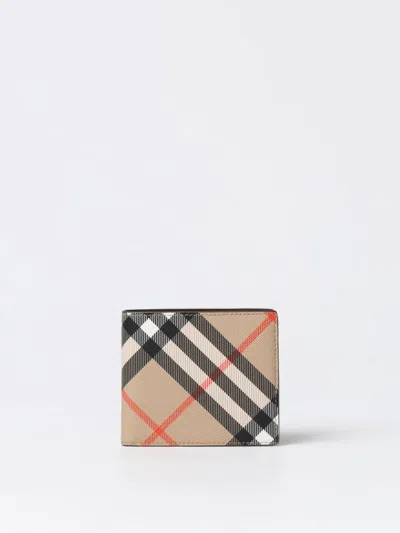 Burberry Wallet  Men Color Beige In 米色