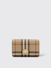 BURBERRY WALLET BURBERRY WOMAN COLOR BEIGE,F39075022