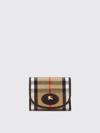 BURBERRY WALLET BURBERRY WOMAN COLOR EARTH,H27114074