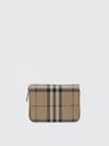 Burberry Wallet  Woman Color Red In Multi
