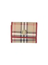 Burberry Small Check Book Wallet In Multi