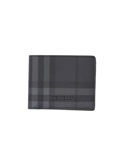 Burberry Wallet "city" In Gray