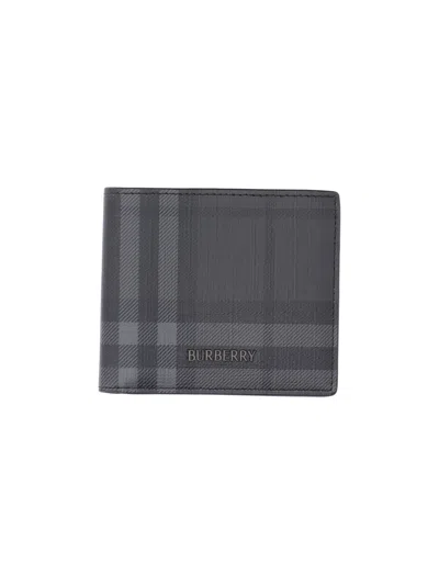 Burberry Wallet "city" In Gray