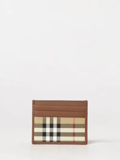 Burberry Wallet Men Color Beige In Brown