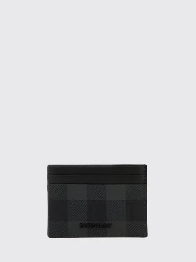 Burberry Wallet Men Color Charcoal