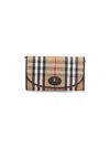 Burberry Wallet With Chain Highlands In Brown