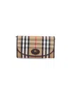 Burberry Wallet With Chain Highlands In Brown