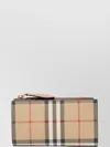 Burberry Beige Check Large Bifold Wallet