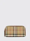 Burberry Vintage Check-pattern Zipped Wallet In Brown
