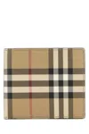 Burberry All-over Check Printed Bi-fold Wallet