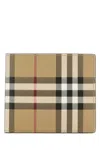 Burberry All-over Check Printed Bi-fold Wallet