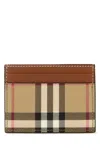 Burberry Women Printed Canvas Card Holder