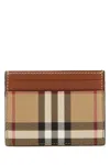 Burberry Women Printed Canvas Card Holder