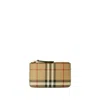 Burberry Vintage-check Print Coin Purse In Beige