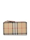 BURBERRY BURBERRY CHECK MOTIF CONTINENTAL WALLET