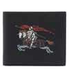 Burberry Ekd Leather Bifold Wallet In Black